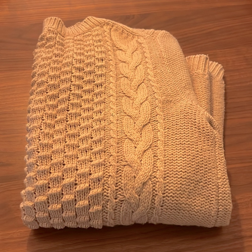 J. Crew Tan Cableknit Sweater - Picture 7 of 7